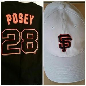 S F med. tshirt & cap